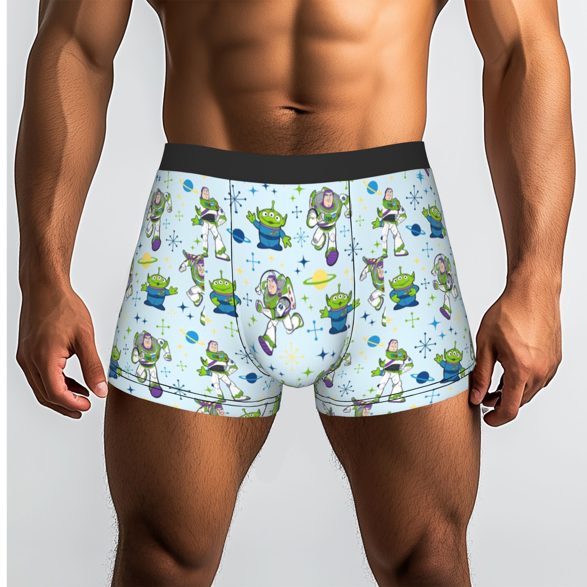 Boyshort Underwear - กางเกงในบ็อกเซอร์ชายลายการ์ตูน T-Toy S-Story แบบยืดได้ เนื้อผ้านุ่ม