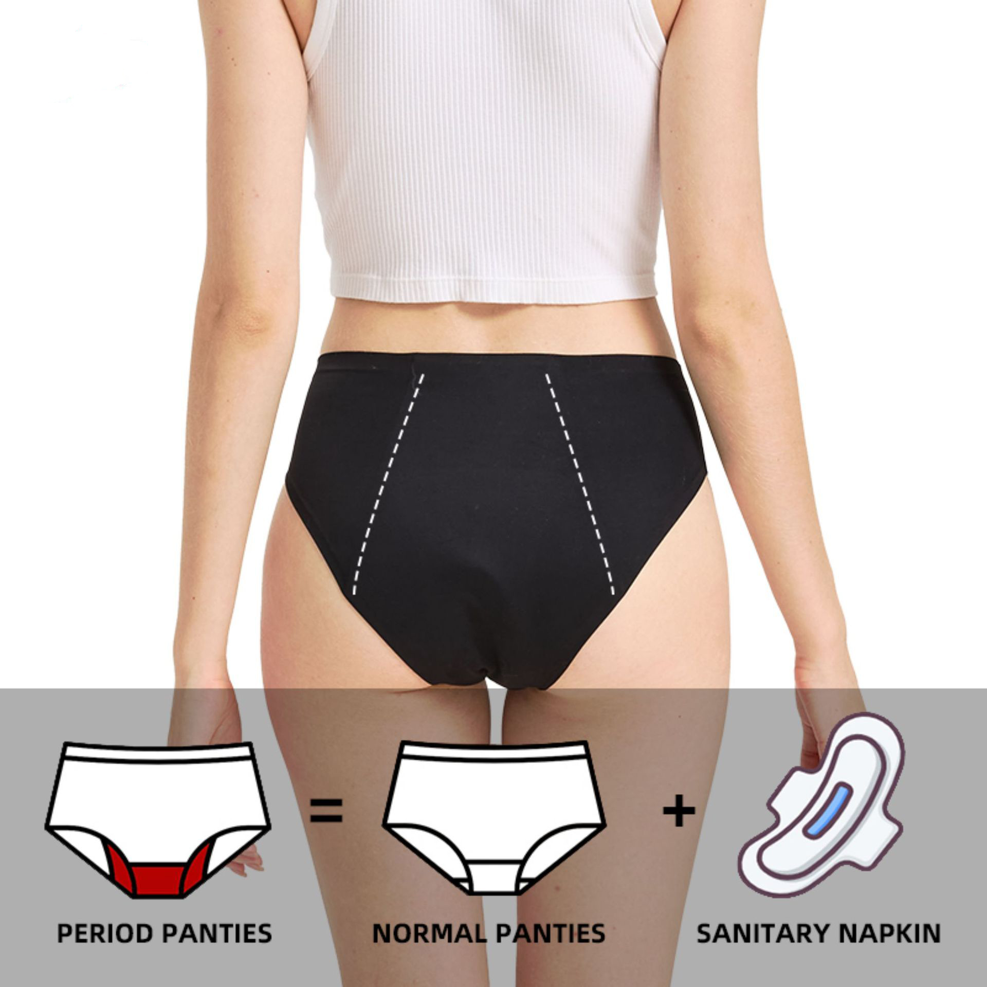 กางเกงชั้นในสำหรับผู้หญิงช่วงม - Period Panty Absorbent บทวิจารณ์และราคา